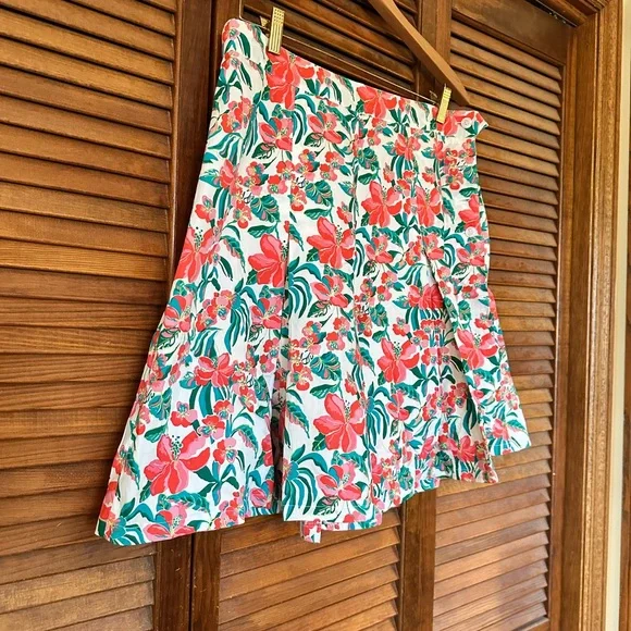 Bernie Dexter pinup style hibiscus skort size 1X - Picture 6 of 11